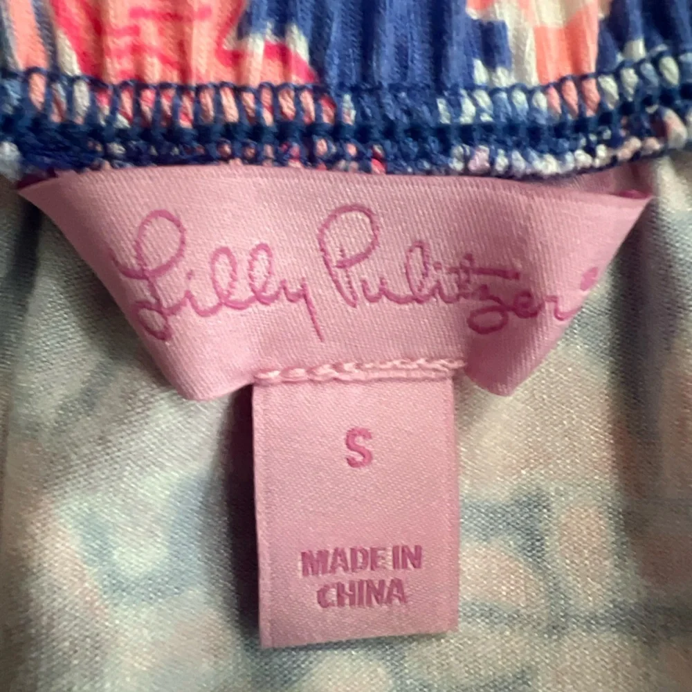 🌷Lilly Pulitzer🌷Pink and Blue Floral Jumpsuit - Picture 5 of 7